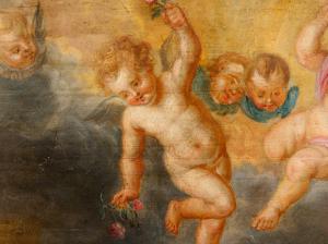 Taller de Jusepe Leonardo (Zaragoza, 1601-1653), Nacimiento de la Virgen - Foto 6