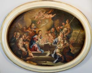 L’Adorazione dei pastori, Sebastiano Conca (1680 - 1764) cerchia di
