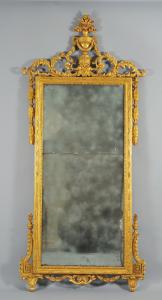 Specchiera legno intagliato e dorato