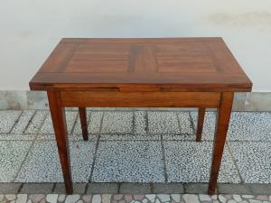 Mesa extensível retangular de prolongamento. 115C x 82L x 82A 207 aberta