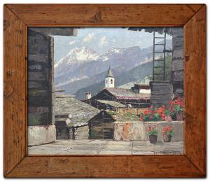 Kippel e Bietschhorn, quadro do século XX