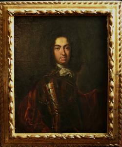 Seguidor de Hyacinthe Rigaud, “Retrato de Cavalheiro com Armadura”.