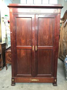 Eleganter Empire-Kleiderschrank aus Mahagoni - Restauriert (in Arbeit)_car 2763