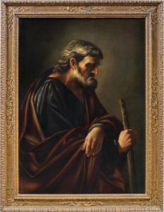 Cerchia di Jusepe de Ribera (Xàtiva 1591 - Napoli 1652) - San Giuseppe.