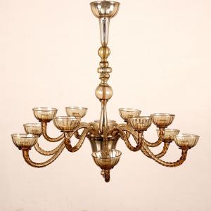 Murano Glaslüster aus Italien, 20. Jahrhundert