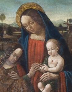 Sposalizio mistico di santa Caterina d’Alessandria con San Girolamo