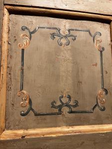 PTS915 - N. 3 double-leaf painted doors, 18th century, slightly different sizes - Foto 10