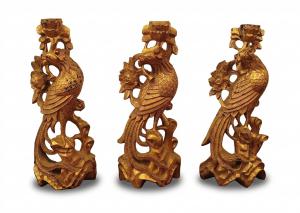 TRES FRISOS ORNAMENTALES ORIENTALES FINALES DEL SIGLO XIX
