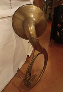 SOUSAPHONE EN LAITON FIN XIXE SIÈCLE - Foto 10