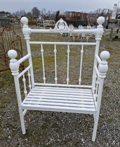 Wrought iron bench