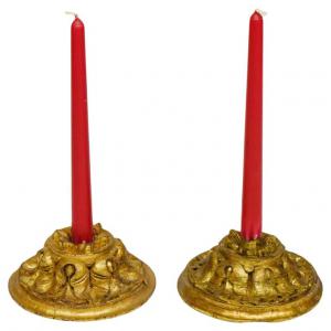 Coppia di antichi fregi dorati - O/61/5 e 6 -
