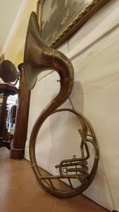 SOUSAPHONE EN LAITON FIN XIXE SIÈCLE - Foto 8
