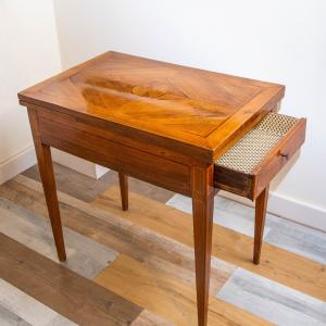 Walnut card table, Directoire style, 19th century - Foto 7