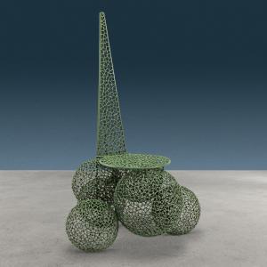 Piramide Armchair by Anacleto Spazzapan, 'Merletto' Series