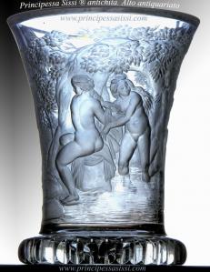 Gutenbrunn, 1829, monogrammiert und datiert. Franz Gottstein der Jüngere. Äußerst seltener "Ranftbecher" von musealer Bedeutung.