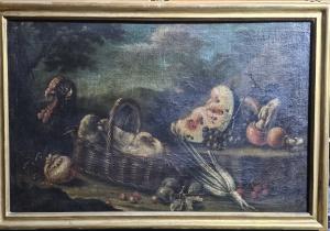 "STILL LIFE WITH TURKEY" Bolognese school, early 18th century.