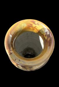 Vase en faïence à décor irisé à lustre métallique. Pietro Melandri. Faenza. - Foto 6