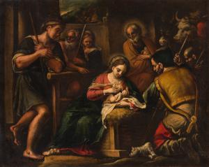 Bassano area, early 17th century - Adoration of the Shepherds