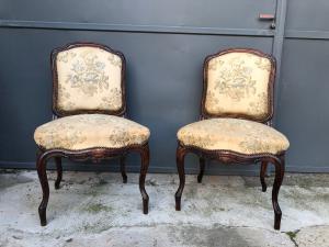 Pair of upholstered chairs