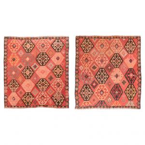 Pair of old KOSAK kilims - no. 126 and 157 -