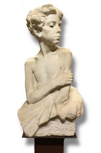 Aldo Buttini - Busto di un Giovane Assorto - Italia Anni 30