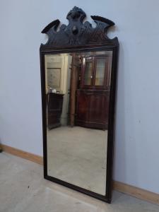 Specchiera in noce stile neorinascimento- primi 900 - specchio - cornice