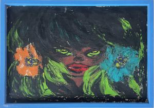 Novella Parigini (1921-1993) "Frau mit Blumen"