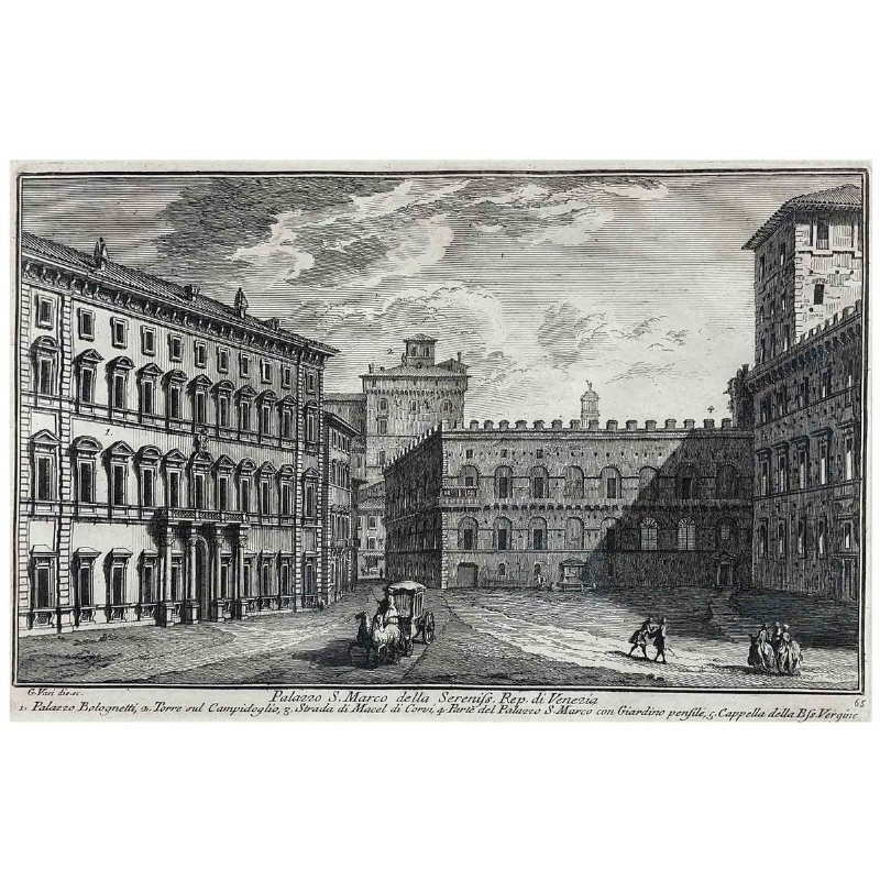 Giuseppe Vasi Palazzo Venezia 1757
