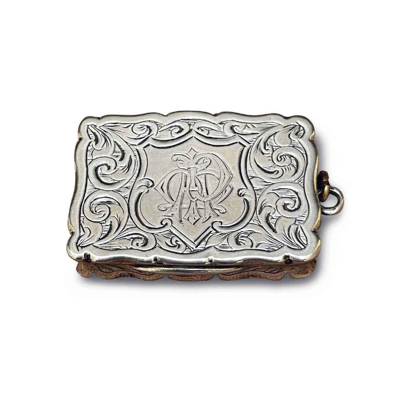 Silver vinaigrette Birmingham 1849
