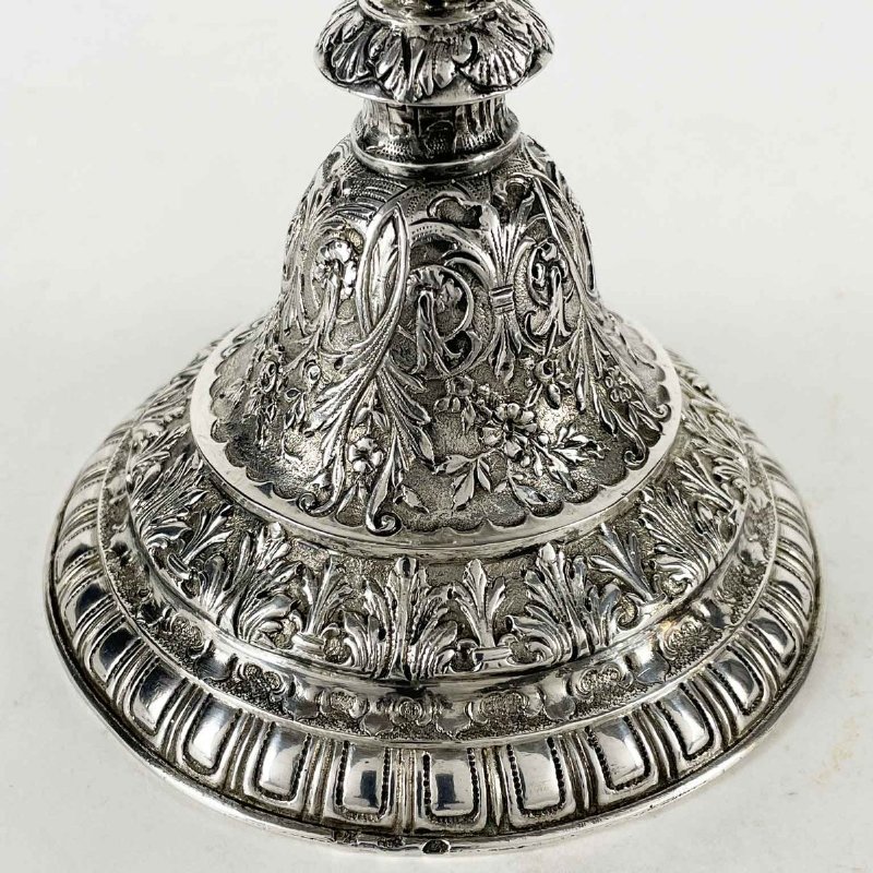 Par de Candelabros de Plata Antigua Suiza, principios de 1900 - Foto 7