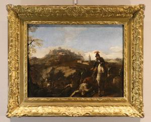 Scena di battaglia, Michelangelo Cerquozzi (Roma 1602 - 1660) cerchia