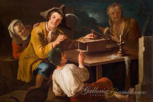 Giacomo Francesco Cipper (Feldkirch 1664 – Milão, 1736), Cena de Gênero VENDIDO