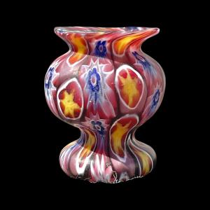 Murrina-Vase. Fratelli Toso Manufaktur. Murano.
