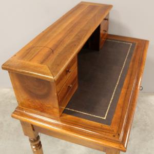 Antique walnut Louis Philippe desk - 19th century - Foto 7