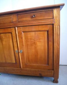 Antique solid cherry wood sideboard, mid-1800s - Foto 8