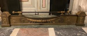 AL300 - Cinzeiro dourado, época de 1800, cm C 105 x A 6 x L 20