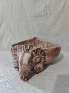 Strepitosa acquasantiera in marmo breccia pernice - Venezia - 27 x 38 cm