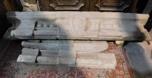 CHP331 - Serena stone fireplace, from Tuscany, cm W 245 x H 175