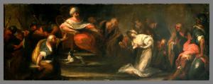 Francesco Maria Raineri, detto lo Schivenoglia (Schivenoglia, Mantova 1676-1758) -  Ester e Assuero