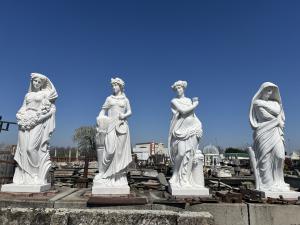 Marble four seasons statues - Height 160 cm