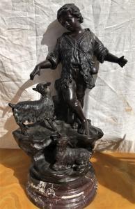 Bronzeskulptur, signiert