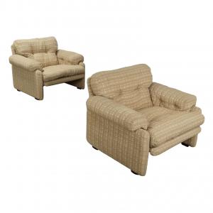 Poltronas Coronado de Tobia Scarpa para C&C, anos 60-70
