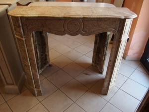 Peach Blossom Marble Fireplace, Louis Philippe Period, 19th Century France
