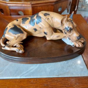 Scultura in legno con firma