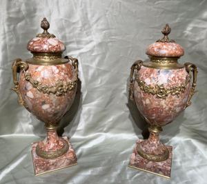 Elegante Coppia Vasi - Napoleone III’