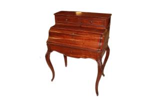 French Louis Philippe style fall-front desk in mahogany from the second half of the 19th century.