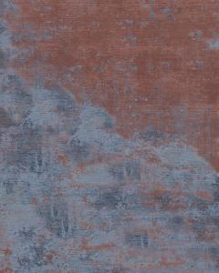 Tappeto - texture ad acquerello | Color celeste e ruggine