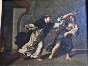 Escola Emiliana do século XVII. “TENTAÇÃO”.
