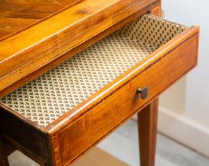 Walnut card table, Directoire style, 19th century - Foto 6