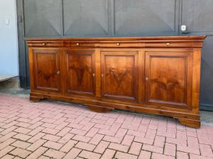 Carlo X Kirschholz Anrichte mit 4 Türen - Restauriert (in Bearbeitung)_car 2995